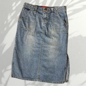 Union Bay Y2K Light Blue Denim Pencil Skirt